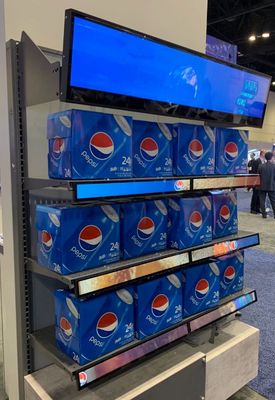 BOE引領(lǐng)條形屏革新 全球首款1209:63mm極窄4K條形屏，重塑商超貨架新體驗(yàn)